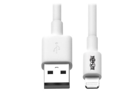 Kábel Lightning na USB-A 2.0 Eaton Biela (male konektory) (1 m)