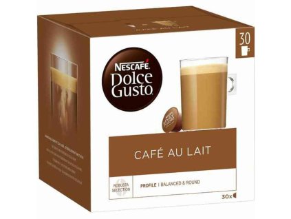 Kávové kapsule Nescafé Dolce Gusto Cafe Au Lait (30 ks)