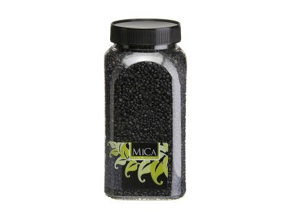 Dekoračný štrk Mica Decorations Čierna (650 ml)