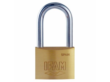 Visiaci zámok na kľúč IFAM K40AL Mosadz Dlhý Zlatá (4 cm)