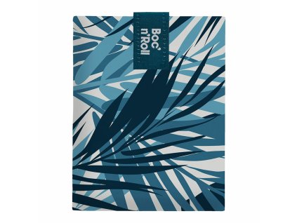 Vrecko na desiatu Roll'eat Boc'n'roll Essential Jungle Opakovane použiteľné Modrá (11 x 15 cm)
