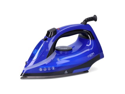 Naparovacia žehlička malá EDM 2000 W Jednoduchá manipulácia Modrá (30 x 12,6 x 16 cm)