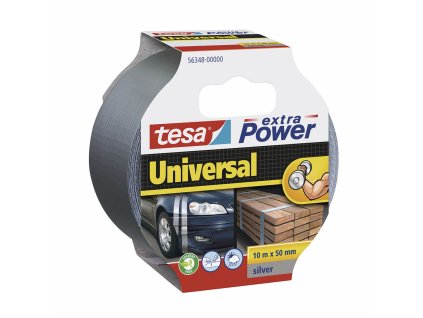 Látková páska TESA Extra Power Universal 10 m x 50 mm Striebristý