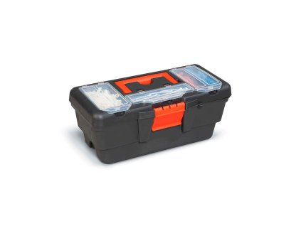 Kufor na náradie s organizérom vo veku Terry Eko Toolbox Polypropylén Čierna Oranžová (32 x 16 x 13 cm)