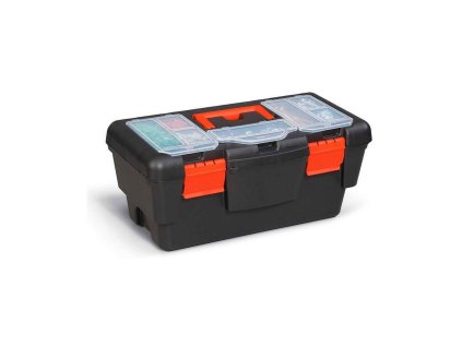 Kufor na náradie s organizérom vo veku Terry Eko Toolbox Polypropylén Čierna Oranžová (40 x 20 x 17,5 cm)