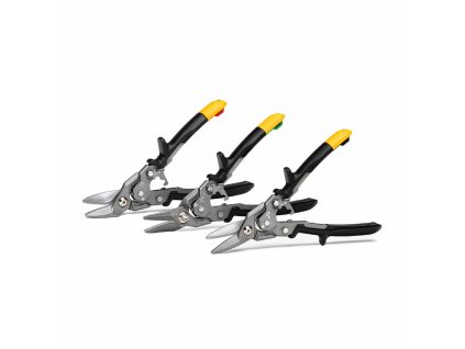 Nožnice/ Kliešte na plech Toughbuilt tb-h4s3-60 Vľavo Vpravo Vzpriamene 3 Kusy