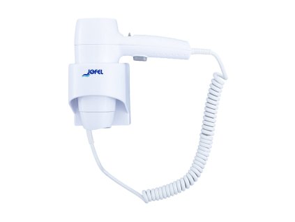 Nástenný fén na vlasy s držiakom Jofel Ionizačný Biela 1200 W