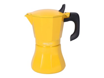 Moka kanvica Oroley Petra Aluminium Horčicová (9 šálok)