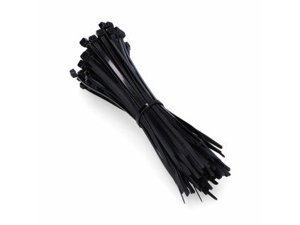 Nylonové sťahovacie pásky Fischer UBN Čierna (30 cm) (Hrúbka 3,6 mm) (100 kusov)