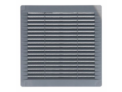 Vetracia mriežka so sieťkou proti hmyzu EDM 87703 Sivá (15 x 15 cm)