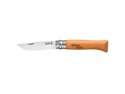Nôž do prírody Opinel nº9 Karbónová oceľ bukové drevo (Dĺžka čepele 9 cm)