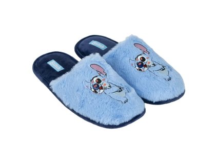 Dámske domáce papuče Stitch Modrá