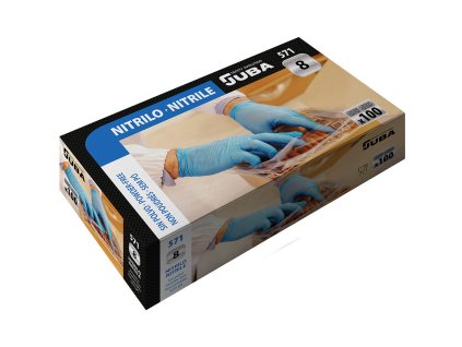 Jednorazové rukavice JUBA Modrá Nepúdrované Box (100 kusov)