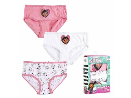 Detské nohavičky Gabby's Dollhouse Bavlna Viacfarebná (3 ks)