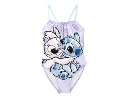 Detské / dievčenské jednodielne plavky Stitch Polyester Elastan Viacfarebná
