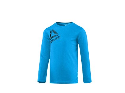Detské tričko s dlhým rukávom Baby Reebok B ES LS TEE BQ5140 Modrá