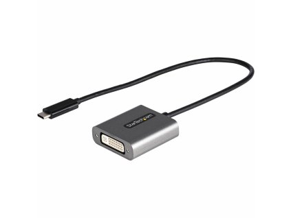 Adaptér USB C na DVI Startech CDP2DVIEC Čierna