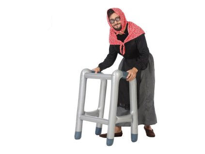 Nafukovacie chodítko ku kostýmu Sivá