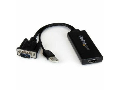 Adaptér HDMI na VGA Startech VGA2HDU Čierna