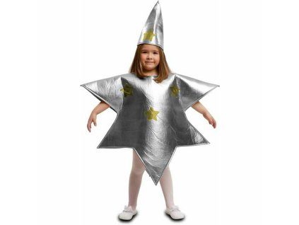 Detský kostým Hviezda My Other Me Striebristá (Veľkosť 3–4 roky)