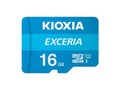 Pamäťová karta Micro SD s adaptérom Kioxia Exceria UHS-I Trieda 10 Modrá (Kapacita 64 GB)