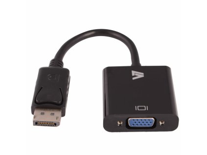 Adaptér DisplayPort na VGA V7 CBLDPVGA-1E Čierna
