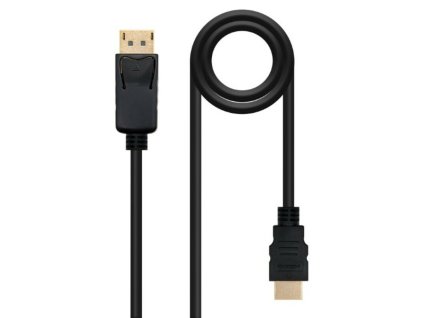 Adaptér DisplayPort na HDMI NANOCABLE 10.15.430 Čierna (Rozmer 3 m)