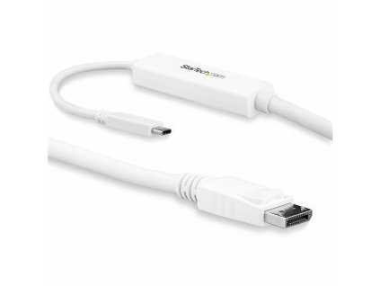 Adaptér USB C na DisplayPort Startech CDP2DPMM3MW 3 m Biela