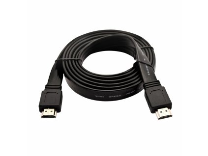 HDMI Kábel V7 V7HDMI4FL-02M-BK-1E (2 m)