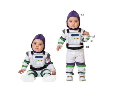 Kostým pre bábätká Astronaut (Veľkosť 6–12 mesiacov)