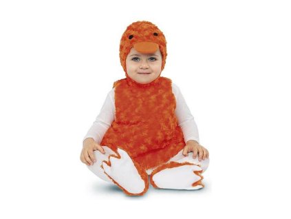 Kostým pre bábätká My Other Me Oranžová Kačica (Veľkosť 0–6 mesiacov)