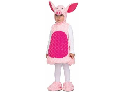 Kostým pre deti My Other Me Prasiatko Plyšák (Veľkosť 1-2 rokov)
