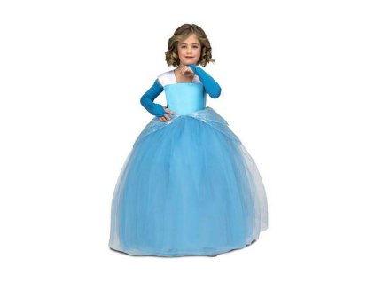 Kostým pre deti My Other Me Modrá princezná (Veľkosť 5–6 rokov)