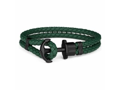Unisex kožený náramok Paul Hewitt PH-PH-L-B-G Zelená (Rozmery 18 cm)