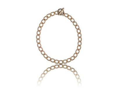 Dámsky náhrdelník Time Force (45 cm) (Farba Zlatá)