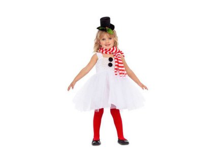 Kostým pre deti My Other Me Snehová bábika (Veľkosť 5–6 rokov)