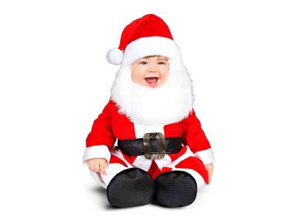 Kostým pre bábätká My Other Me Dedo mráz so zvukom (Veľkosť 7–12 mesiacov)