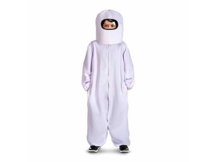 Kostým pre deti Among Us Impostor Biela (Veľkosť 10–12 rokov)