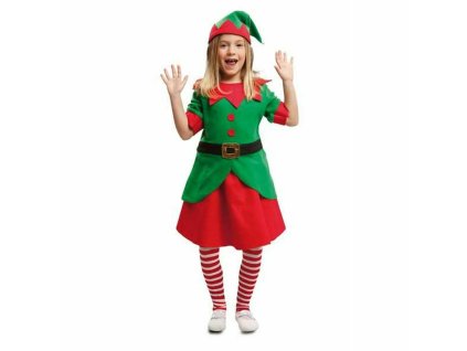 Kostým pre deti My Other Me Elf Dekle zelená (Veľkosť 3–4 roky)