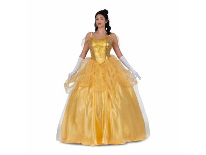 Kostým pre dospelých My Other Me Žltá princezná Belle 3 Kusy (Veľkosť S)