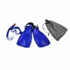 Detská potápačská sada (Potápačské okuliare, šnorchel, plutvy) Eqsi Modrá
