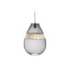 Luster DKD Home Decor Čierna Gaštanová 220 V 50 W (32 x 32 x 43 cm)