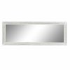 Nástenné zrkadlo DKD Home Decor Sklo Biela Drevo MDF (160 x 2.5 x 60 cm)