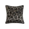 Dekoračný vankúš Home ESPRIT Glamour Polyester Čierna Zlatá (45 x 15 x 45 cm)