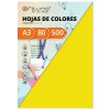 Farebný papier do tlačiarne a do kopírky Fabrisa Intenso A3 Žltá (500 listov)