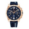 Unisex hodinky Tommy Hilfiger 1791474 Modrá Ružová (Ø 46 mm)