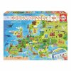 Detské puzzle Educa Mapa Európy (150 dielov)