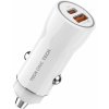 Autonabíjačka Tech One Tech TEC2813 USB-C + USB-A Biela