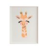 Zarámovaný obrázok do detskej izby Crochetts Žirafa Viacfarebná (33 x 43 x 2 cm)