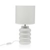 Stolná lampa Versa Keramický 60 W Biela (20 x 40 cm)